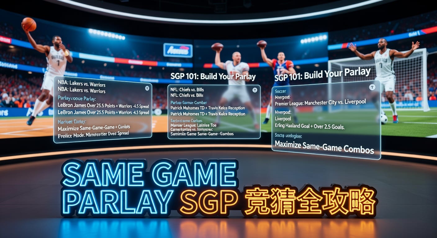 same game parlay SGP实战指南：玩法逻辑与投注技巧