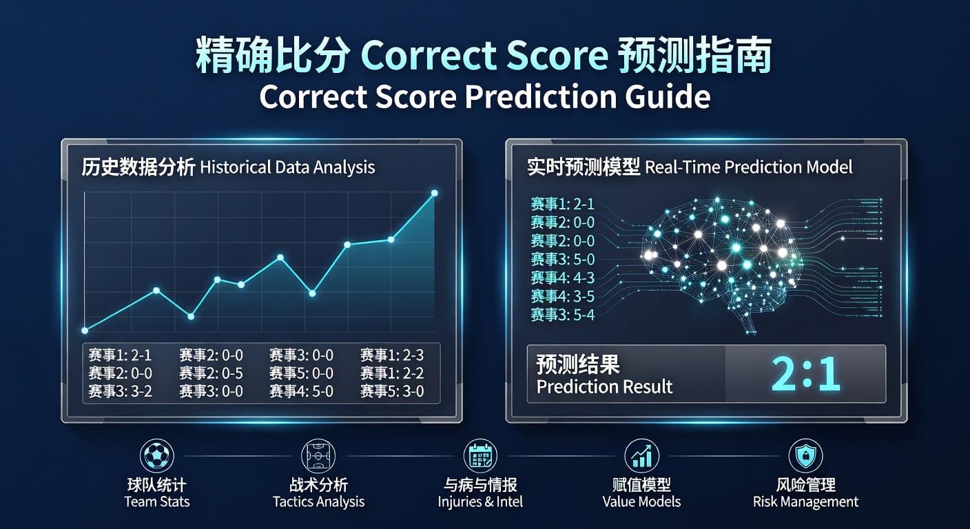 精确比分 correct score：投注技巧与投注技巧分析